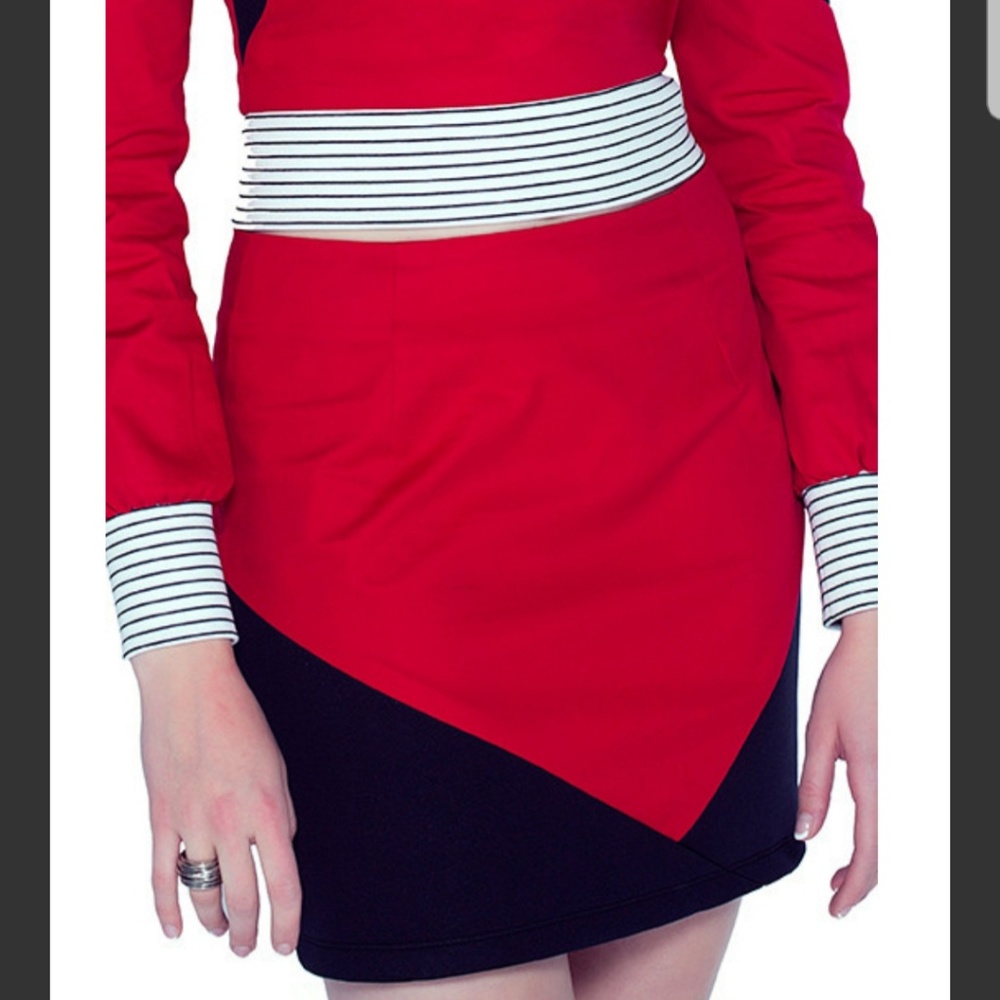 Cutwork Mini Skirt - Picture 2 of 5